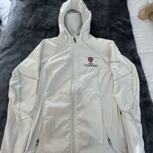 Columbia Women's White Hooded Jacket